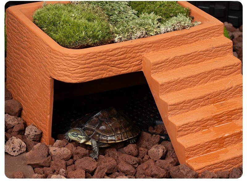 Plateforme de repos pour tortu - Hide Cave Ceramic avis et prix