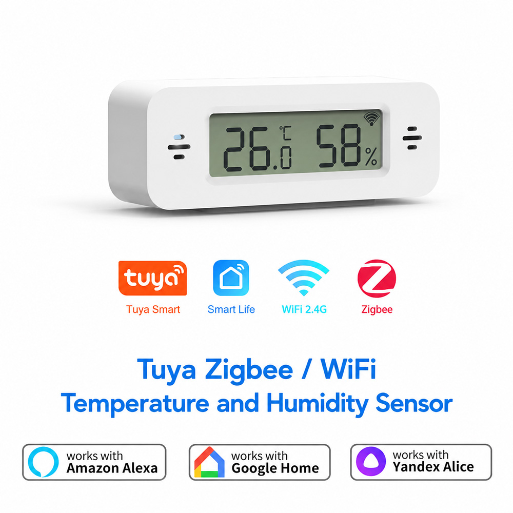 Tuya Zigbee WiFi Mini capteur  - Digital Hygrometer Probe avis et prix